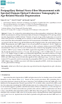 Cover page: Peripapillary Retinal Nerve Fiber Measurement with Spectral-Domain Optical Coherence Tomography in Age-Related Macular Degeneration