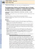 Cover page: The Relationship of Violence and Traumatic Stress to Changes in Weight and Waist Circumference