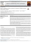 Cover page: Search of inhibitors of aldose reductase for treatment of diabetic cataracts using machine learning.