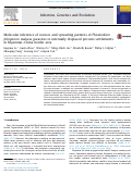 Cover page: Molecular inference of sources and spreading patterns of Plasmodium falciparum malaria parasites in internally displaced persons settlements in Myanmar-China border area