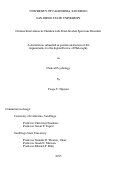 Cover page: Choline Intervention in Children with Fetal Alcohol Spectrum Disorders