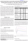 Cover page: Recent electron-cloud simulation results for the main damping rings of 
the NLC and TESLA linear colliders