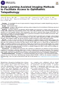 Cover page: Deep Learning Assisted Imaging Methods to Facilitate Access to Ophthalmic Telepathology.