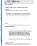 Cover page: Decoding Cognitive Processes from Neural Ensembles