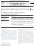 Cover page: Elevation and vegetation determine Cryptosporidium oocyst shedding by yellow-bellied marmots (Marmota flaviventris) in the Sierra Nevada Mountains