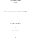 Cover page: Evolution of social position and structure – a multilevel selection perspective