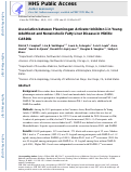 Cover page: Association between plasminogen activator inhibitor‐1 in young adulthood and nonalcoholic fatty liver disease in midlife: CARDIA