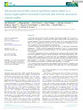 Cover page: Arbuscular mycorrhiza convey significant plant carbon to a diverse hyphosphere microbial food web and mineral‐associated organic matter