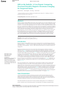 Cover page: MRI at the Bedside: A Case Report Comparing Fixed and Portable Magnetic Resonance Imaging for Suspected Stroke