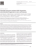 Cover page: Dimethyl fumarate mediates Nrf2-dependent mitochondrial biogenesis in mice and humans