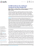 Cover page: An ER translocon for multi-pass membrane protein biogenesis