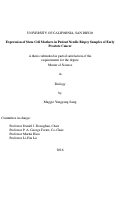 Cover page: Expression of Stem Cell Markers in Patient Needle Biopsy Samples of Early Prostate Cancer