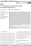 Cover page: The evolving view of coronary artery calcium and cardiovascular disease risk