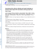 Cover page: Assessing police officers’ attitudes and legal knowledge on behaviors that impact HIV transmission among people who inject drugs