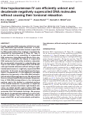 Cover page: How topoisomerase IV can efficiently unknot and decatenate negatively supercoiled DNA molecules without causing their torsional relaxation