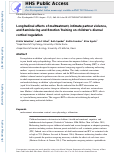 Cover page: Longitudinal effects of maltreatment, intimate partner violence, and Reminiscing and Emotion Training on children's diurnal cortisol regulation