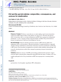 Cover page: HIV and the Gut Microbiota: Composition, Consequences, and Avenues for Amelioration