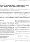 Cover page: Disruption of Dorsolateral But Not Ventrolateral Prefrontal Cortex Improves Unconscious Perceptual Memories