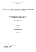 Cover page: Limits to Species' Distributions: Spatial Structure and Dynamics of Breeding Bird Populations Along an Ecological Gradient