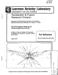 Cover page: The U5.0 Undulator Design for the Advanced Light Source at LBL