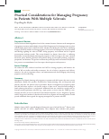 Cover page: Practical Considerations for Managing Pregnancy in Patients With Multiple Sclerosis: Dispelling the Myths.