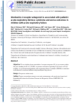 Cover page: Interleukin-1 Receptor Antagonist Is Associated With Pediatric Acute Respiratory Distress Syndrome and Worse Outcomes in Children With Acute Respiratory Failure*