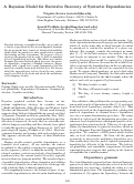 Cover page: A Bayesian Model for Recursive Recovery of Syntactic Dependencies