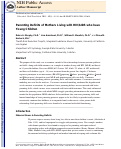 Cover page: Parenting deficits of mothers living with HIV/AIDS who have young children