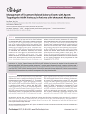 Cover page: Management of Treatment‐Related Adverse Events with Agents Targeting the MAPK Pathway in Patients with Metastatic Melanoma