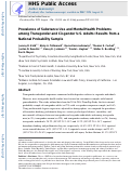 Cover page: Prevalence of substance use and mental health problems among transgender and cisgender U.S. adults: Results from a national probability sample.