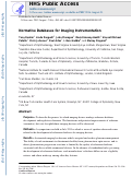 Cover page: Normative Databases for Imaging Instrumentation