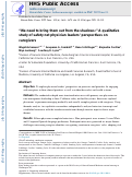 Cover page: “We need to bring them out from the shadows:” A qualitative study of safety net physician leaders’ perspectives on caregivers