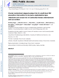 Cover page: Cluster randomized stepped-wedge trial of a multi-level HIV prevention intervention to decrease amphetamine-type stimulants and sexual risk in Cambodian female entertainment and sex workers.