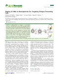 Cover page: Display of DNA on Nanoparticles for Targeting Antigen Presenting Cells.