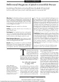 Cover page: Differential Diagnosis of Jakob-Creutzfeldt Disease