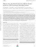 Cover page: Human stem cell–derived astrocytes replicate human prions in a PRNP genotype–dependent manner