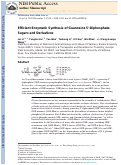 Cover page: Efficient Enzymatic Synthesis of Guanosine 5′-Diphosphate-Sugars and Derivatives