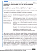 Cover page: Asymmetric Macular Structural Damage Is Associated With Relative Afferent Pupillary Defects in Patients With GlaucomaMacular Structural Damage and Relative Afferent Pupillary Defects