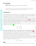 Cover page: ILC Cosmology