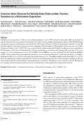 Cover page: Selective Valve Removal for Melody Valve Endocarditis: Practice Variations in a Multicenter Experience