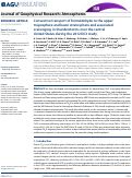 Cover page: Convective transport of formaldehyde to the upper troposphere and lower stratosphere and associated scavenging in thunderstorms over the central United States during the 2012 DC3 study