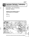 Cover page: Evaluation of Cancer Mortality in a Cohort of Workers Exposed to Low-level Radiation