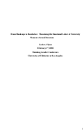 Cover page: From Hook-ups to Headaches:  Theorizing the Emotional Labor of University Women’s Sexual Decisions