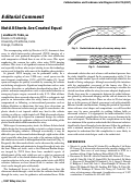 Cover page: Editorial comment: Not all stents are created equal