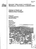 Cover page: Emittance in Particle and Radiation Beam Techniques