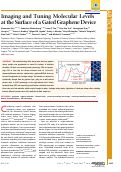 Cover page: Imaging and Tuning Molecular Levels at the Surface of a Gated Graphene Device