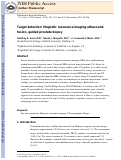 Cover page: Target detection: Magnetic resonance imaging-ultrasound fusion–guided prostate biopsy