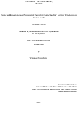 Cover page: Parents and Education-based Professionals: Supporting Latine Students’ Learning Experiences in the U.S. South