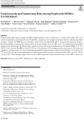 Cover page: Food Insecurity and Transmission Risks Among People with HIV Who Use Substances