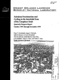 Cover page: Selenium Fractionation and Cycling in the Intertidal Zone of the Carquinez Strait Quarterly Progress Report October 1995 through December 1995